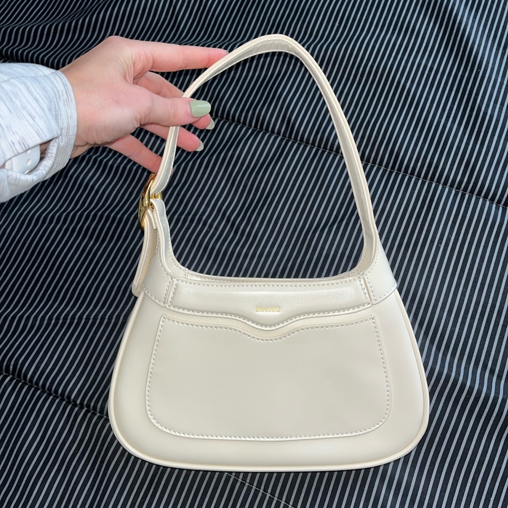 Cream Shoulder Bag